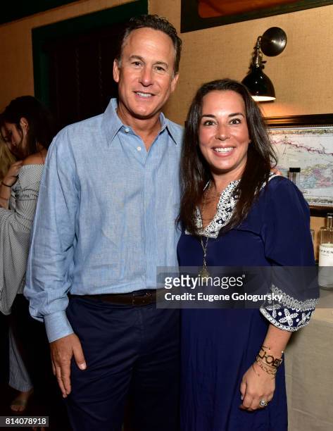 Jim Cohen, and Samantha Yanks attend the Hamptons Magazine Celebration with Cover Star Karolina Kurkova on July 13, 2017 in Sag Harbor, New York.