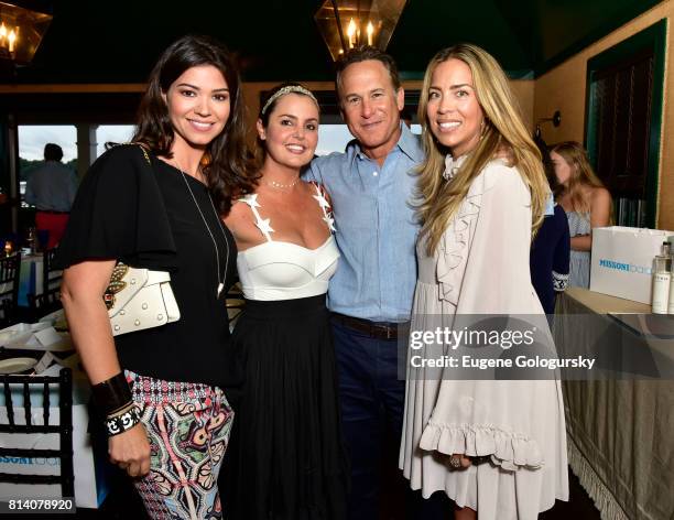 Ena Espino Pereda, Silvia Lopez de Mesa, Jim Cohen, andDiana Cohen attend the Hamptons Magazine Celebration with Cover Star Karolina Kurkova on July...