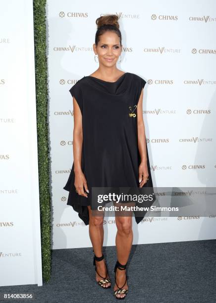 Actress Halle Berry attends Chivas Regal "The Final Pitch" at LADC Studios on July 13, 2017 in Los Angeles, California.