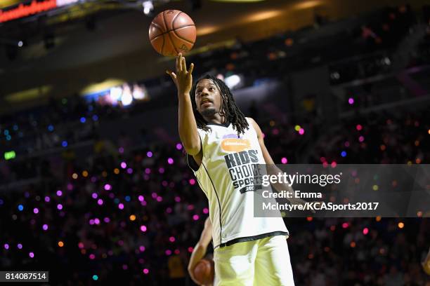 Basketball performance onstage during Nickelodeon Kids' Choice Sports Awards 2017 at Pauley Pavilion on July 13, 2017 in Los Angeles, California.