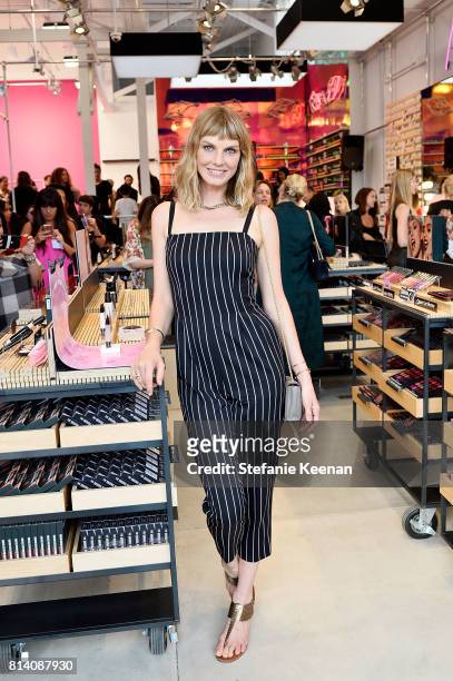 Angela Lindvall attends Smashbox Venice Store Opening on July 13, 2017 in Venice, California.