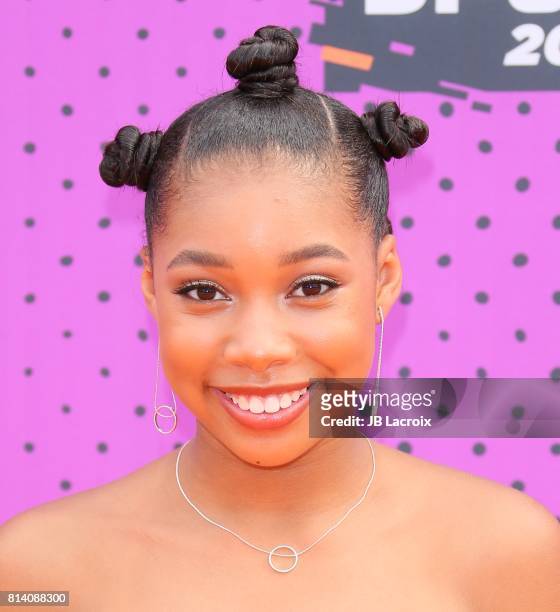 Kyla-Drew Simmons attends the 2017 Nickelodeon Kids' Choice Sports Awards at Pauley Pavilion on July 13, 2017 in Los Angeles, California.