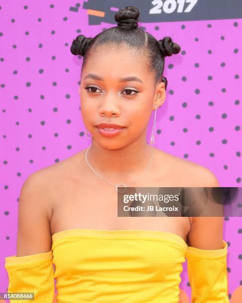 Kyla-Drew Simmons attends the 2017 Nickelodeon Kids' Choice Sports Awards at Pauley Pavilion on July 13, 2017 in Los Angeles, California.