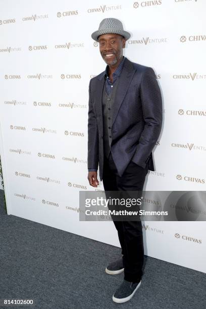 Actor Don Cheadle attends Chivas Regal "The Final Pitch" at LADC Studios on July 13, 2017 in Los Angeles, California.