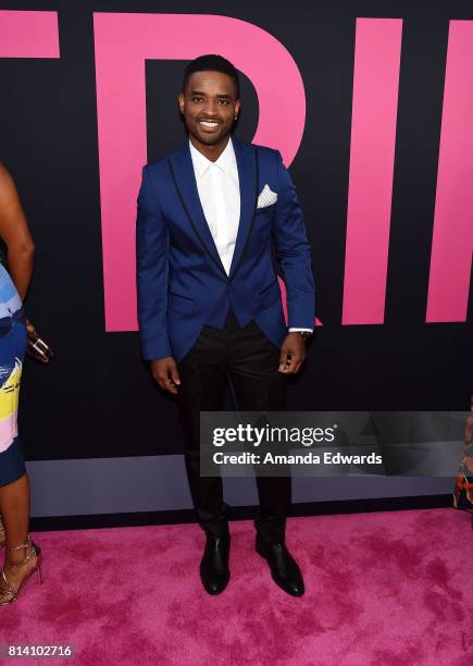 Actor Larenz Tate arrives at the premiere of Universal Pictures' "Girls Trip" at the Regal LA Live Stadium 14 on July 13, 2017 in Los Angeles,...