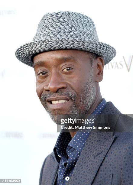 Actor Don Cheadle attends Chivas Regal "The Final Pitch" at LADC Studios on July 13, 2017 in Los Angeles, California.