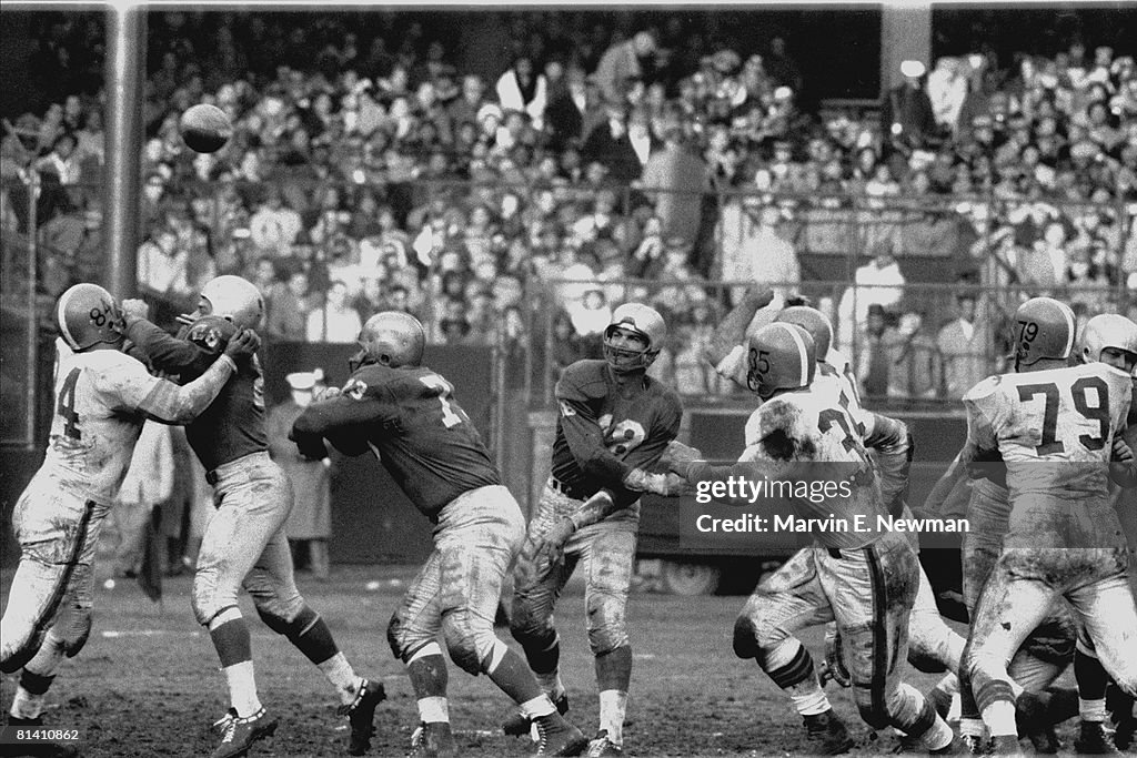 Detroit Lions QB Tobin Rote, 1957 NFL Championship