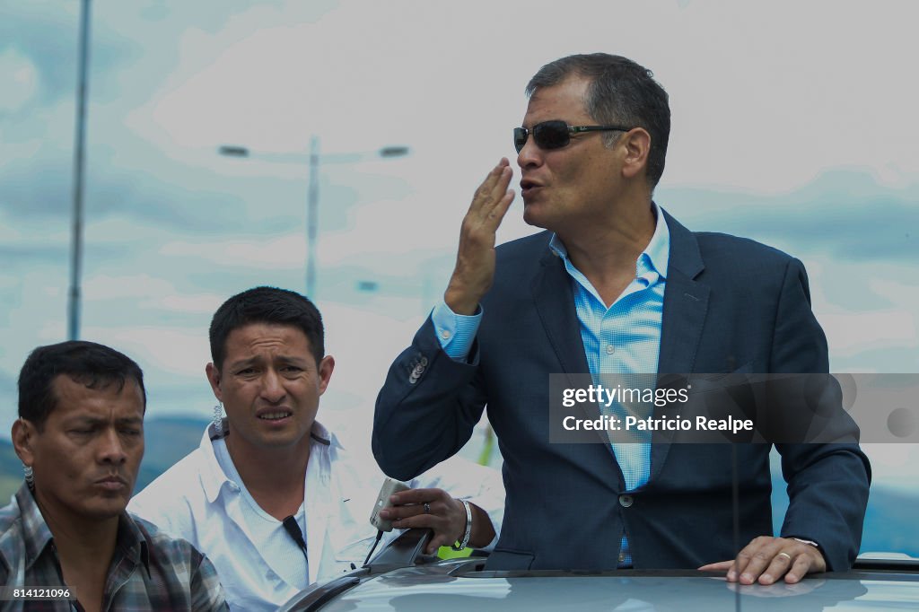 Rafael Correa Bids Farewell in Ecuador