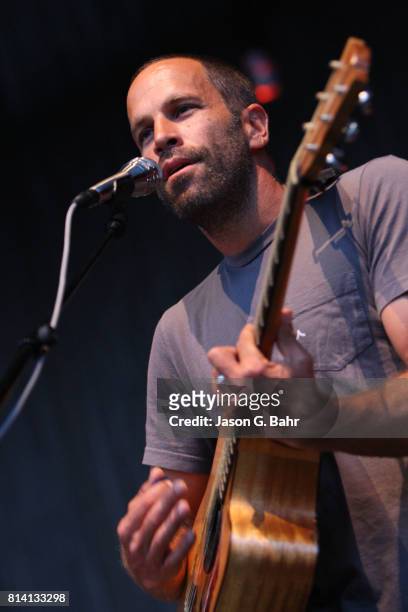 Jack Johnson performs at Fiddler's Green Amphitheatre on July 13, 2017 in Englewood, Colorado.