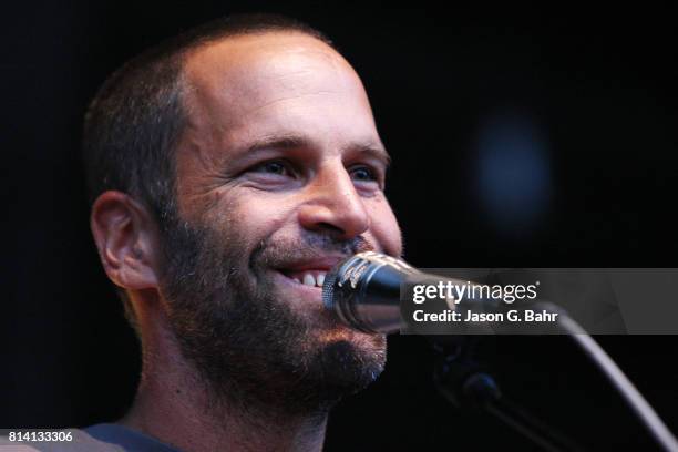 Jack Johnson performs at Fiddler's Green Amphitheatre on July 13, 2017 in Englewood, Colorado.