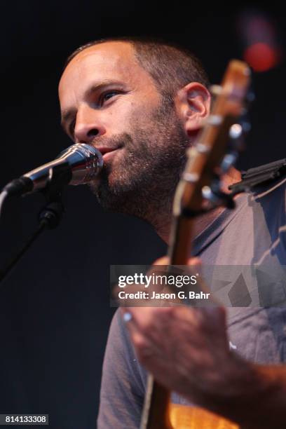 Jack Johnson performs at Fiddler's Green Amphitheatre on July 13, 2017 in Englewood, Colorado.