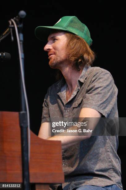 Zach Gill performs at Fiddler's Green Amphitheatre on July 13, 2017 in Englewood, Colorado.