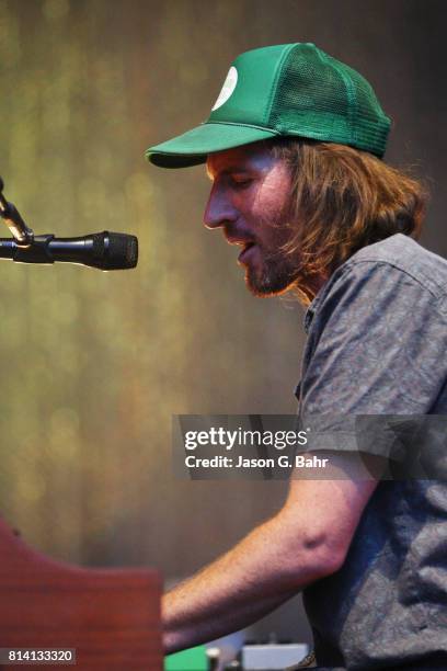 Zach Gill performs at Fiddler's Green Amphitheatre on July 13, 2017 in Englewood, Colorado.