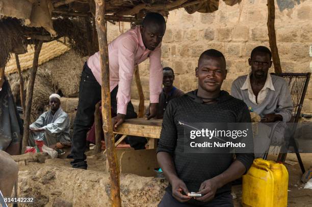 Daily life of local people, at the Castor military camp in Gao, Mali, 19 May 2017. Members of the German armed forces have been deployed to the...