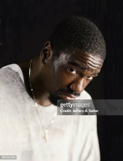 Football: Closeup casual portrait of Baltimore Ravens Ed Reed, FL 6/2/2005