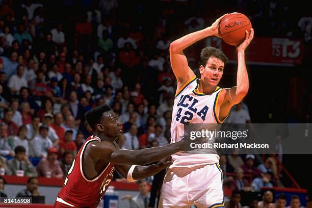 College Basketball: NCAA playoffs, UCLA Don MacLean in action vs New Mexico State, Albuquerque, NM 3/26/1992