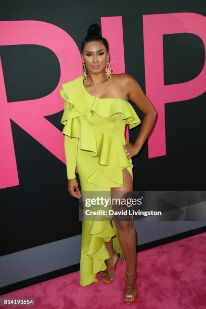 Television personality Laura Govan attends the premiere of Universal Pictures' "Girls Trip" at Regal LA Live Stadium 14 on July 13, 2017 in Los...