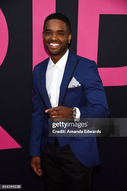 Actor Larenz Tate arrives at the premiere of Universal Pictures' "Girls Trip" at the Regal LA Live Stadium 14 on July 13, 2017 in Los Angeles,...