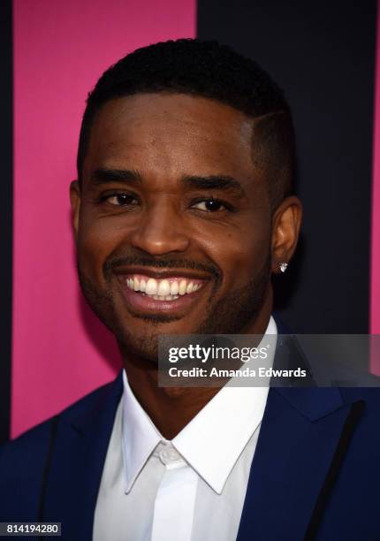 Actor Larenz Tate arrives at the premiere of Universal Pictures' "Girls Trip" at the Regal LA Live Stadium 14 on July 13, 2017 in Los Angeles,...