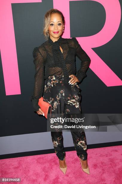 Actress Essence Atkins attends the premiere of Universal Pictures' "Girls Trip" at Regal LA Live Stadium 14 on July 13, 2017 in Los Angeles,...