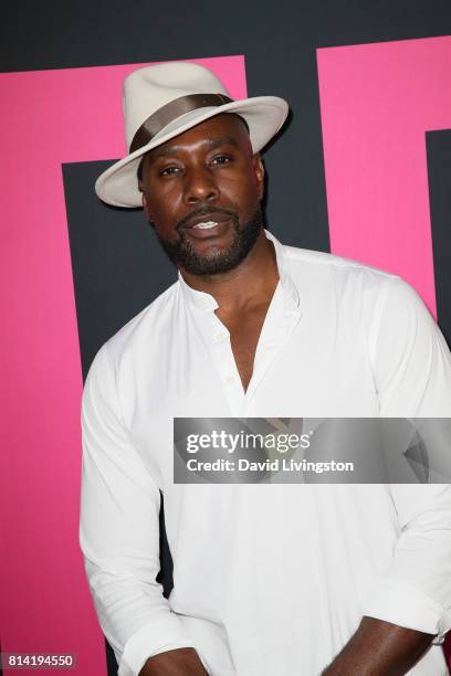 Actor Morris Chestnut attends the premiere of Universal Pictures' "Girls Trip" at Regal LA Live Stadium 14 on July 13, 2017 in Los Angeles,...