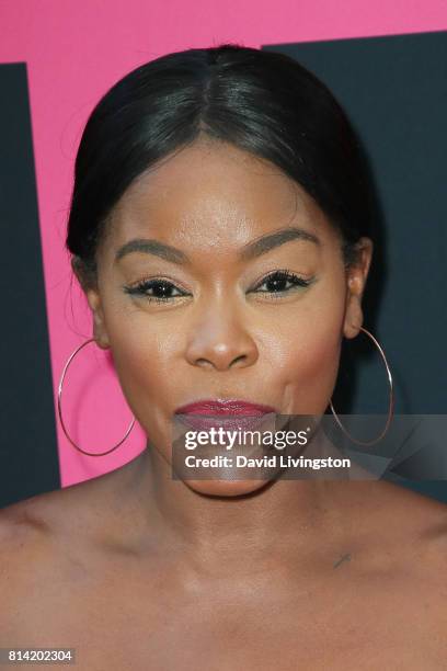 Actress Golden Brooks attends the premiere of Universal Pictures' "Girls Trip" at Regal LA Live Stadium 14 on July 13, 2017 in Los Angeles,...