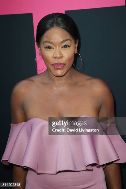 Actress Golden Brooks attends the premiere of Universal Pictures' "Girls Trip" at Regal LA Live Stadium 14 on July 13, 2017 in Los Angeles,...