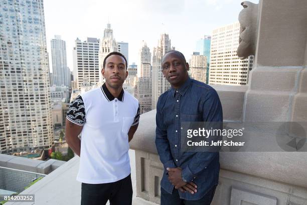 Ludacris and Chaka Zulu attend Michigan Avenue Magazine Celebrates Its Summer Issue with Ludacris at LondonHouse on July 13, 2017 in Chicago,...