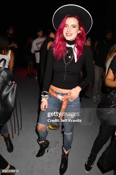 Bella Thorne attends Vic Mensa: The Autobiography Showcase at Mack Sennett Studios on July 13, 2017 in Los Angeles, California.