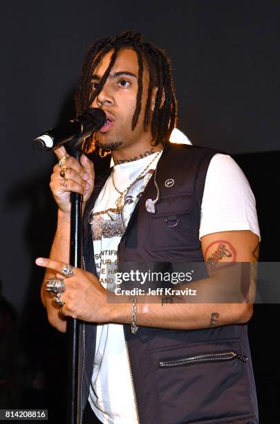 Vic Mensa performs at Vic Mensa: The Autobiography Showcase at Mack Sennett Studios on July 13, 2017 in Los Angeles, California.