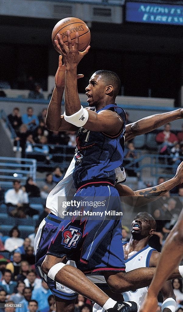 Toronto Raptors Tracy McGrady in action, taking shot vs Milwaukee ...