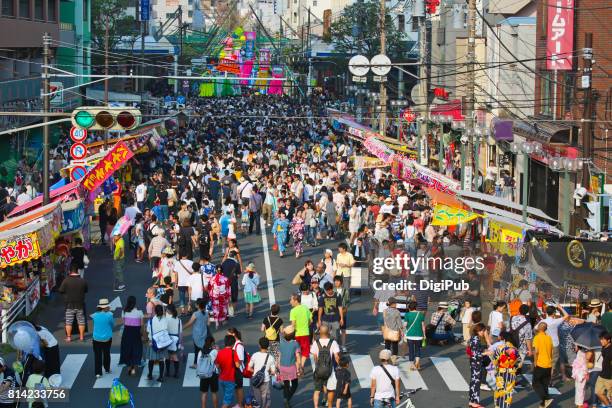 the 67th shonan hiratsuka tanabata festival - 67th street stock pictures, royalty-free photos & images
