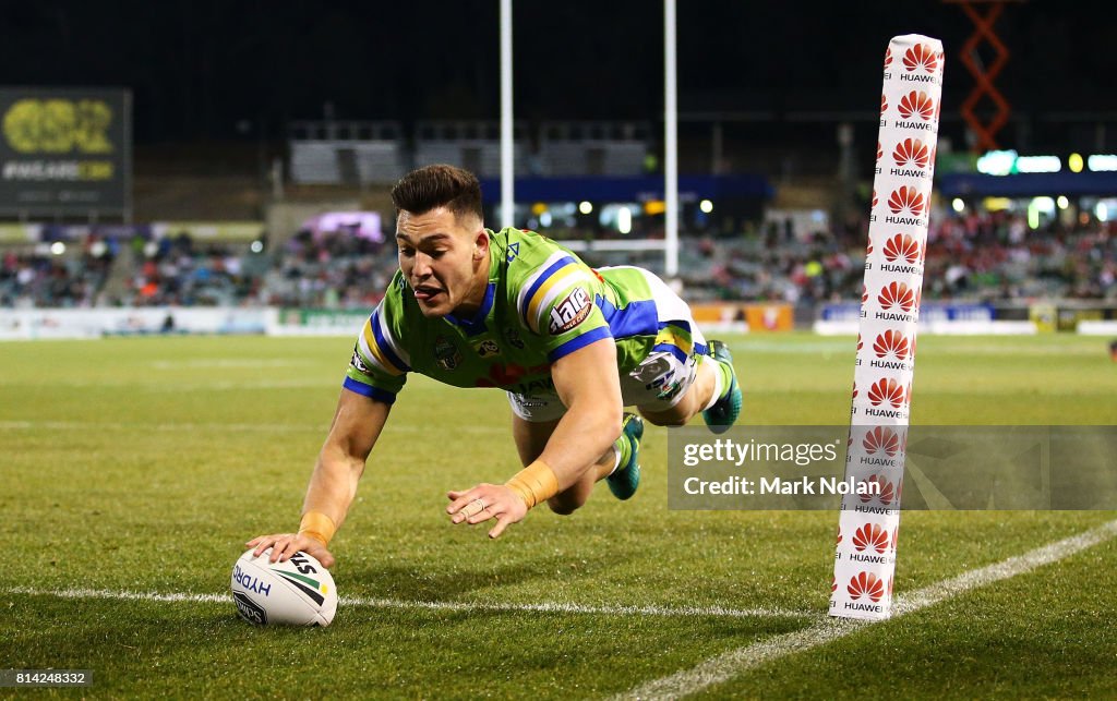 NRL Rd 19 - Raiders v Dragons