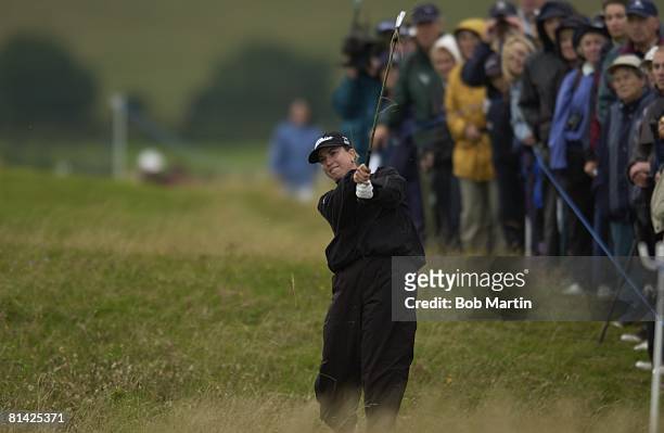 Golf: Women's British Open, Karrie Webb in action on Friday at Turnberry GC, Ailsa, GBR 8/9/2002