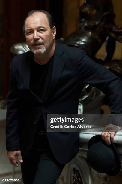 Musician Ruben Blades presents his tour 'Caminando, Adios y Gracias' at Casa de America on July 14, 2017 in Madrid, Spain.