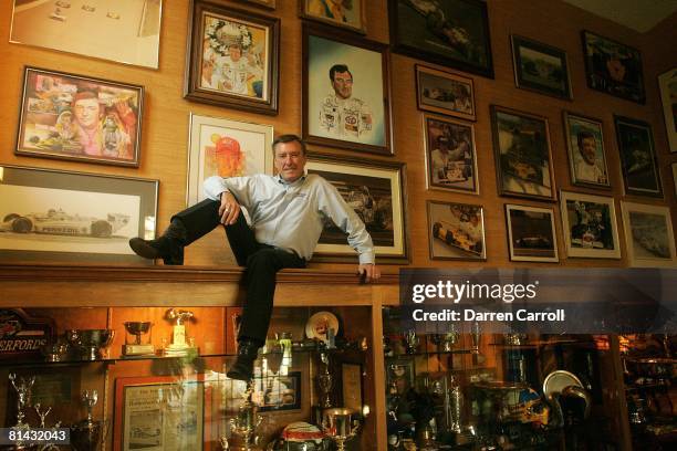 Johnny Rutherford Race Car Driver Imagens e fotografias de stock