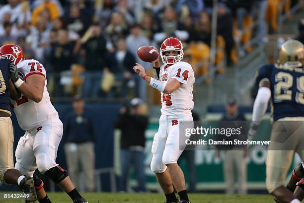 Michael R Teel 120 Rutgers Qb Mike Teel Stock Photos, High-Res Pictures, and Images ...