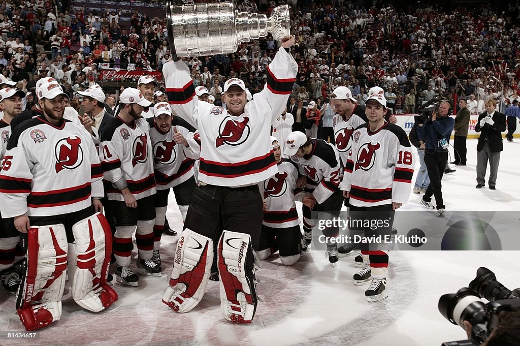 New Jersey Devils Goalie Martin Brodeur, 2003 Stanley Cup Finals