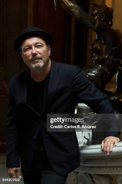 Musician Ruben Blades presents his tour 'Caminando, Adios y Gracias' at Casa de America on July 14, 2017 in Madrid, Spain.