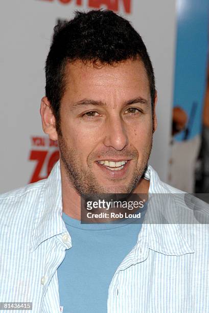 Actor Adam Sandler attends Columbia Pictures' screening of "You Don't Mess With The Zohan" on June 4, 2008 at the Ziegfeld Theater in New York City.