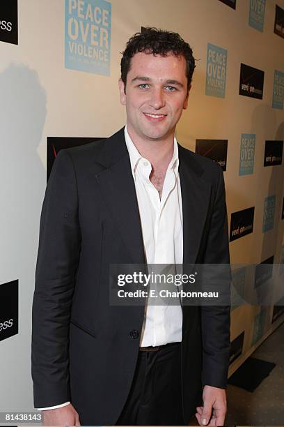 Matthew Rhys at the Peace Over Violence Annual Humanitarian Awards Dinner at the Beverly Hills Hotel on November 9, 2007 in Beverly Hills, California.