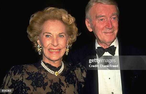 Jimmy Stewart and wife.