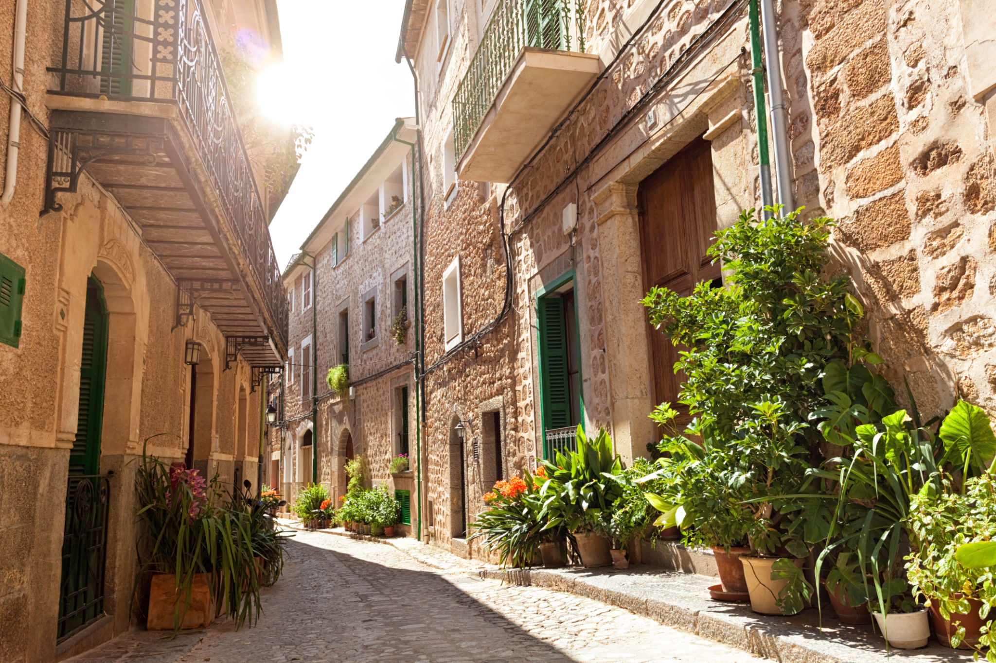 Street in Majorca Street in Majorca