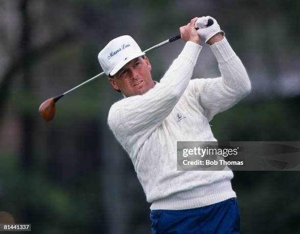American golfer Lanny Wadkins during the Memorial golf tournament held at Muirfield Village, Ohio, USA during May 1989.