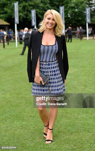 Katja Zwara attends day two of the three day Festival in Newmarket, the home of horseracing at Newmarket Racecourse on July 14, 2017 in Newmarket,...