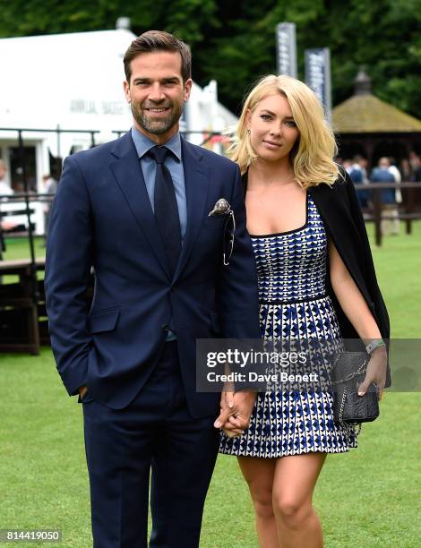 Gethin Jones and Katja Zwara attend day two of the three day Festival in Newmarket, the home of horseracing at Newmarket Racecourse on July 14, 2017...