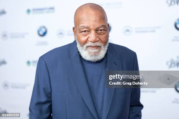 Cleveland Browns Full Back, NFL Champion and Actor Jim Brown attends the Sports Academy Foundation 50 For 50 at Manhattan Country Club on July 13,...