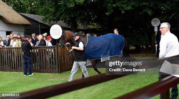 General view - day two of the three day Festival in Newmarket, the home of horseracing at Newmarket Racecourse on July 14, 2017 in Newmarket, England.