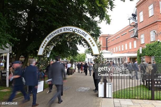 General view during day two of the three day Festival in Newmarket, the home of horseracing at Newmarket Racecourse on July 14, 2017 in Newmarket,...