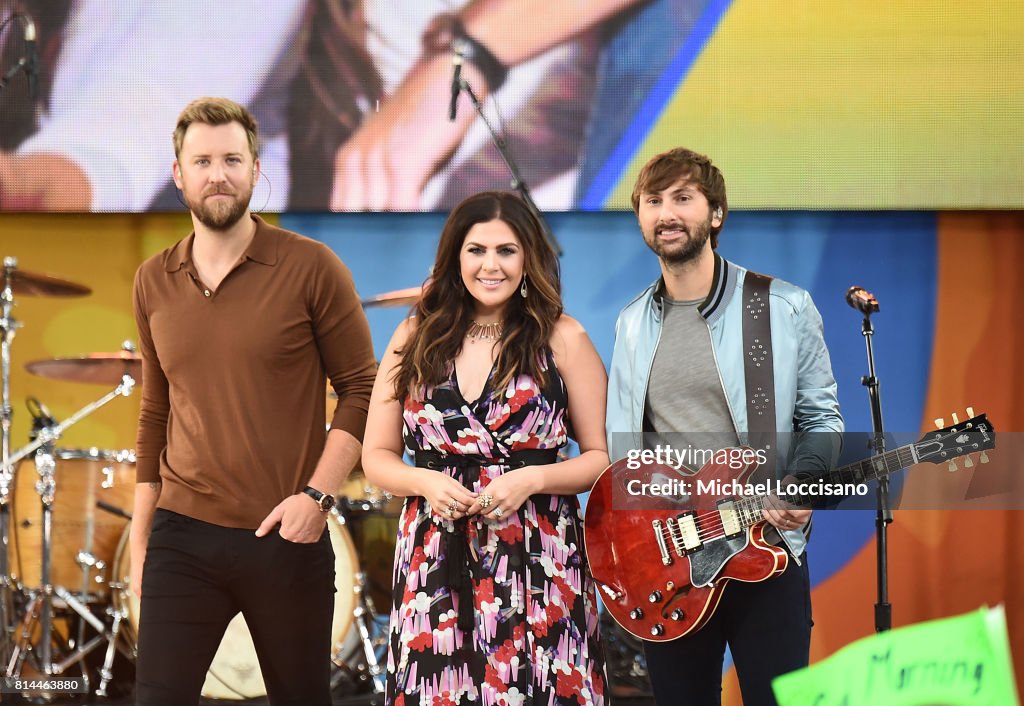 Lady Antebellum Performs On ABC's "Good Morning America"